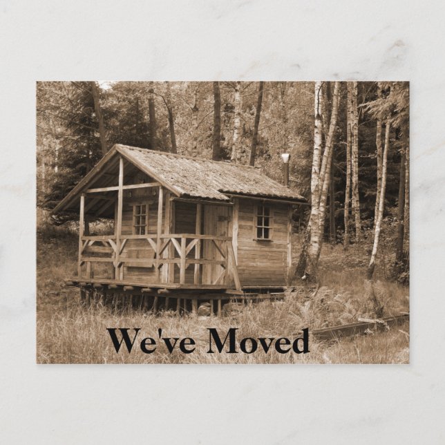 Funny We've Moved Funny Moving Postcards (Front)