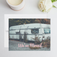 Funny Weve Moved Old White Trailer Home