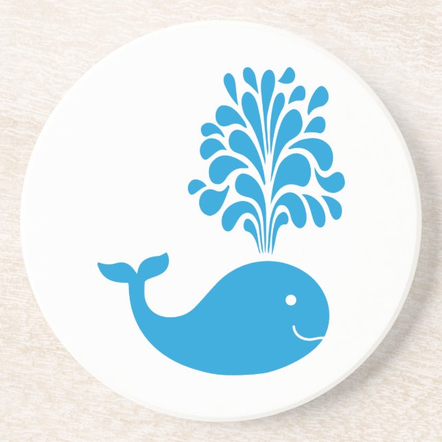 Funny whale coaster (Front)