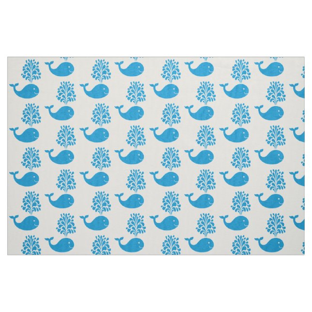 Funny whale fabric (Fat Quarter)