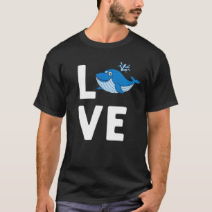Funny Whale For Men Women Orca Narwhal Blue Whales T-Shirt