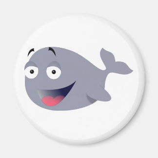 funny whale magnet
