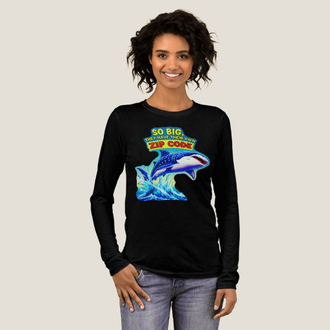 Funny Whale Shark Tshirt (Full Front)