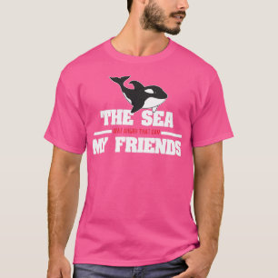 Funny Whale The Sea Was Angry That Day My Friends T-Shirt
