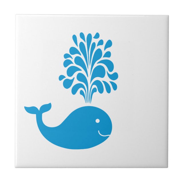 Funny whale tile (Front)