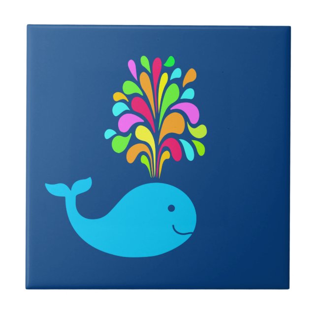 Funny whale tile (Front)
