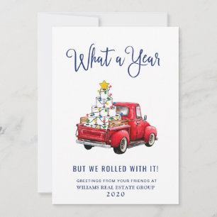 Funny What a Year Christmas Corporate Holiday Card