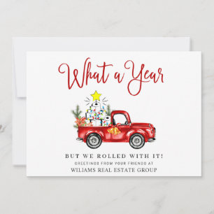 Funny What a Year Christmas Corporate Holiday Card