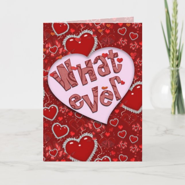 Funny Whatever b***h, make me a sandwich Holiday Card (Front)