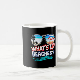 Funny Whats Up Beaches Family Vacation Matching Coffee Mug