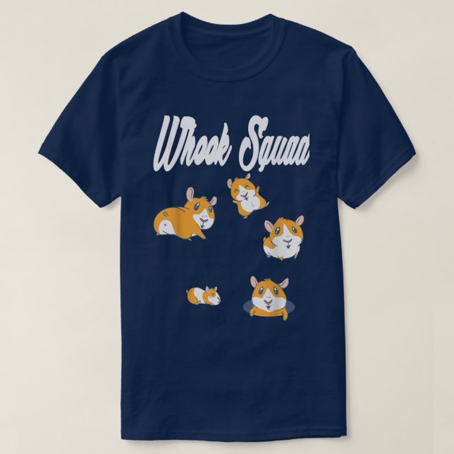 Funny Wheek Squad-Guinea Pig334 T-Shirt (Design Front)
