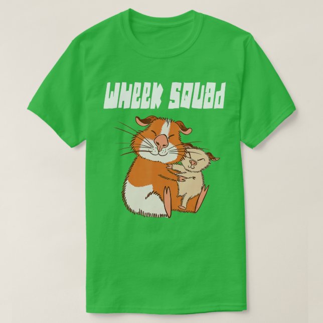 Funny Wheek Squad-Guinea Pig T-Shirt (Design Front)