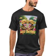 Funny Whimsical Bees Buzz Dating