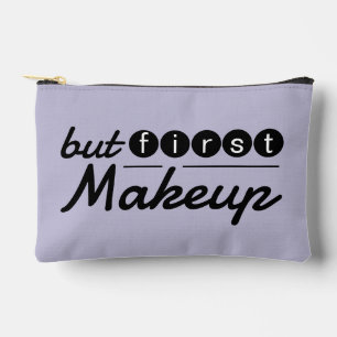 Funny Whimsical Vintage Violet Makeup Travel Accessory Pouch