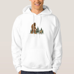 Funny Whippet Bigfoot Dog Walking Dog Mum Dad Kids Hoodie