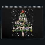 Funny Whippet Christmas Tree  Ornament Decor gift Calendar<br><div class="desc">Funny Whippet Christmas Tree  Ornament Decor gift</div>