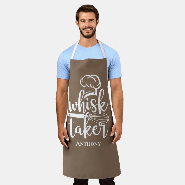 Funny Whisk Taker Apron (Worn)