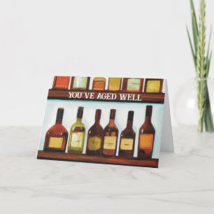 Funny Whiskey Birthday Card For Him Older Men