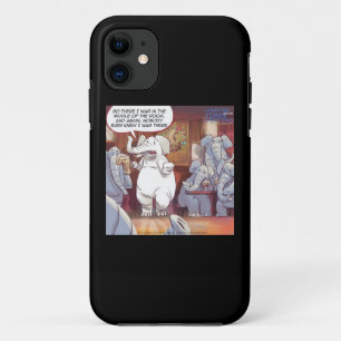 Funny White Elephant iPhone 5 Case
