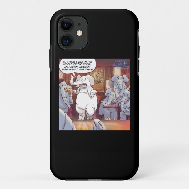 Funny White Elephant iPhone 5 Case (Back)