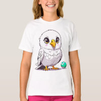 Funny White Owl Playing volleyball 