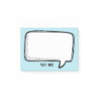 Funny White Talk Bubble on blue Personalised Name