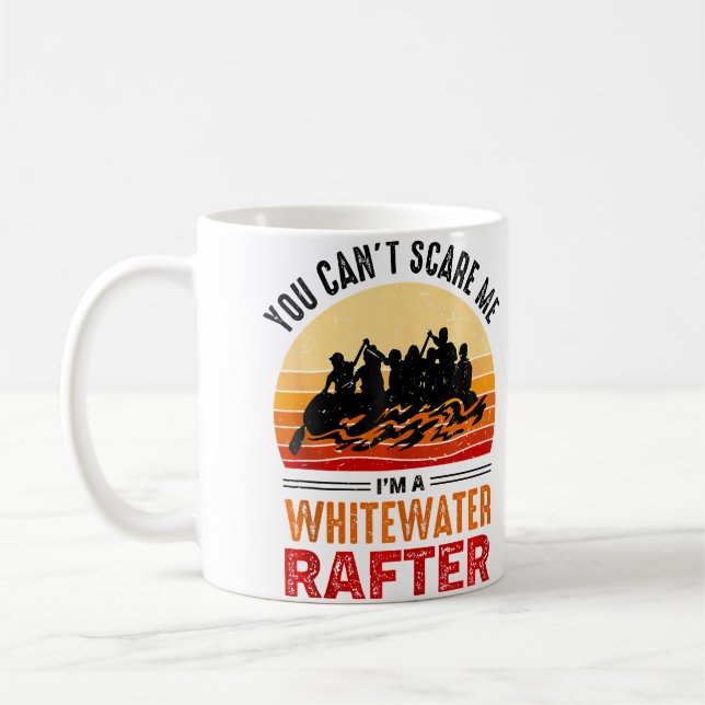 Funny Whitewater Raft Design For Whitewater Raftin Coffee Mug (Left)