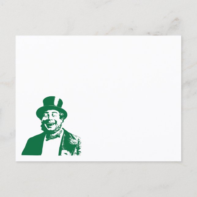 Funny Who's Your Paddy Saint Patricks Day Postcard (Back)