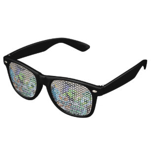 Funny Wicked Green Witch Retro Sunglasses