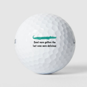 Funny Wild Gator Golf Balls