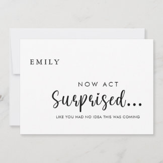 Funny Will you be my Bridesmaid Proposal Card