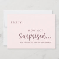 Funny Will you be my Bridesmaid Proposal Card