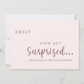 Funny Will you be my Bridesmaid Proposal Card
