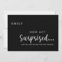 Funny Will you be my Bridesmaid Proposal Card