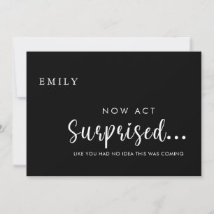 Funny Will you be my Bridesmaid Proposal Card