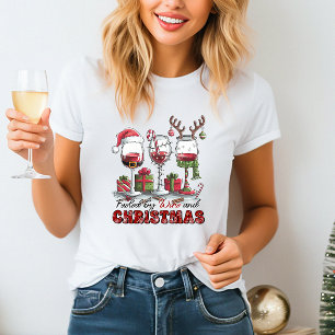 Funny Wine and Christmas Women's Tee