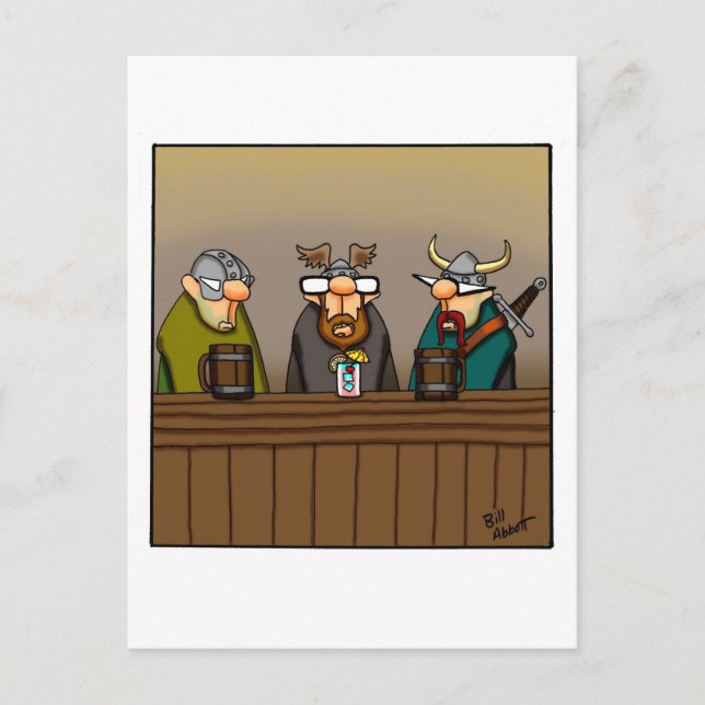 Funny Wine Humor Postcard "Spectickles" (Front)