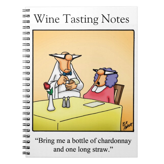Funny Wine Journal Gift (Front)