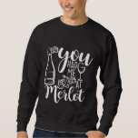 Funny Wine Lovers You Had Me At Merlot Sweatshirt<br><div class="desc">Funny Wine Lovers You Had Me At Merlot</div>