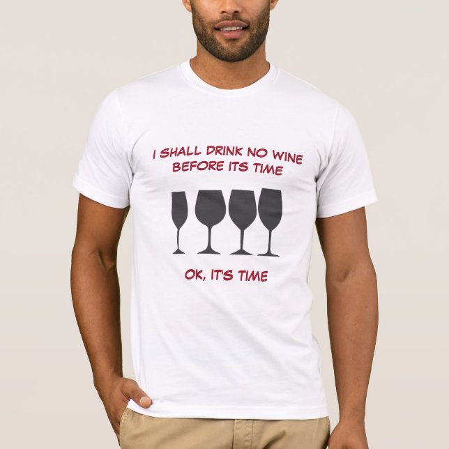 Funny Wine Men's T-Shirt (Front)