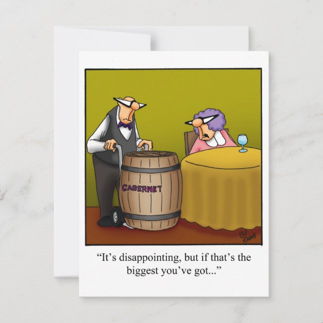 Funny Wine Party Invitations "Spectickles" (Front)