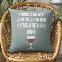 Funny Wine Poem - Wine is Red Poetry is Hard