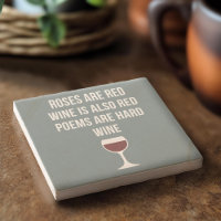 Funny Wine Poem - Wine is Red Poetry is Hard