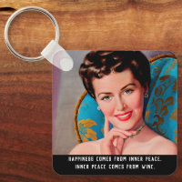 Funny Wine Quote Retro Homemaker  