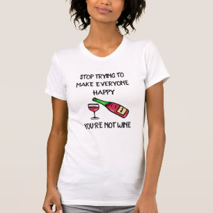 Funny Wine Quotes Alcohol Humour T-Shirt