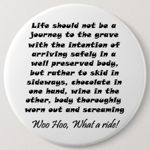 Funny wine quotes joke buttons gift humour gifts