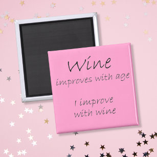 Funny wine quotes novelty birthday vineyard gifts magnet