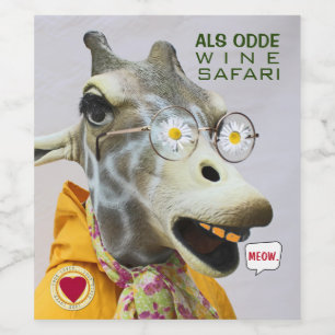 Funny Wine Safari Wine Labels! Wine Label