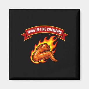 Funny Wing Lifting Chamon Magnet