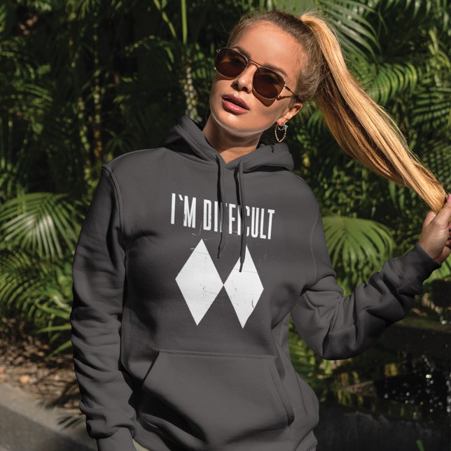 Funny Winter Sports Skiing Mum Birthday Gag Hoodie (Creator Uploaded)